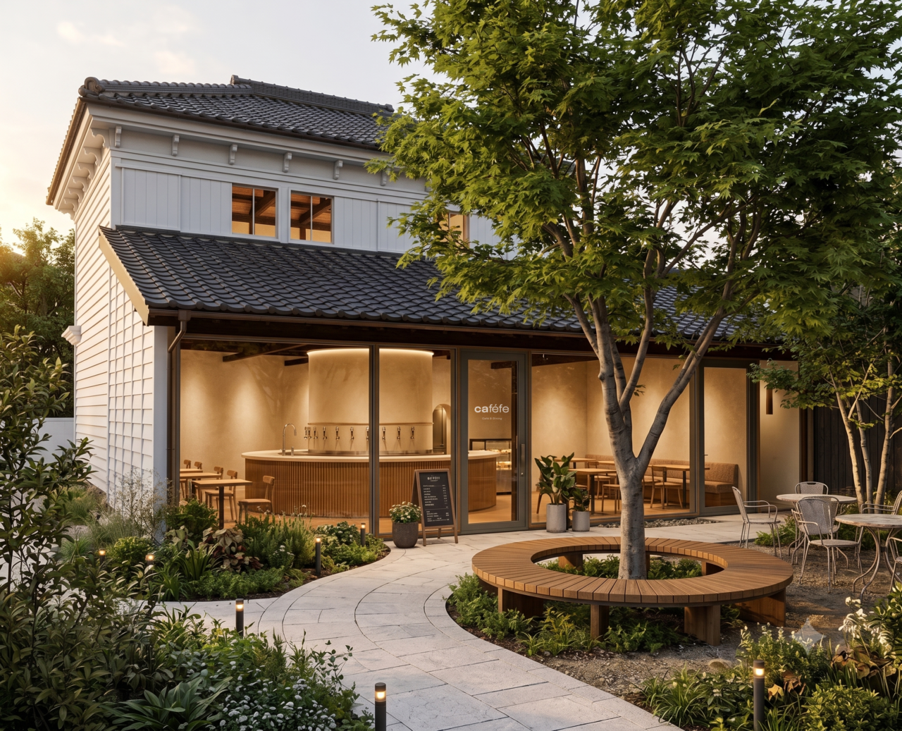 caféfeの外観イメージ